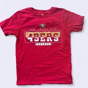 NFL San Francisco 49ers Kids Red Tee medium 8/10